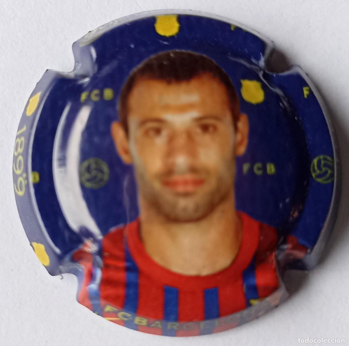 Sekt-Sammlung: Javier Mascherano FCB, placa de cava