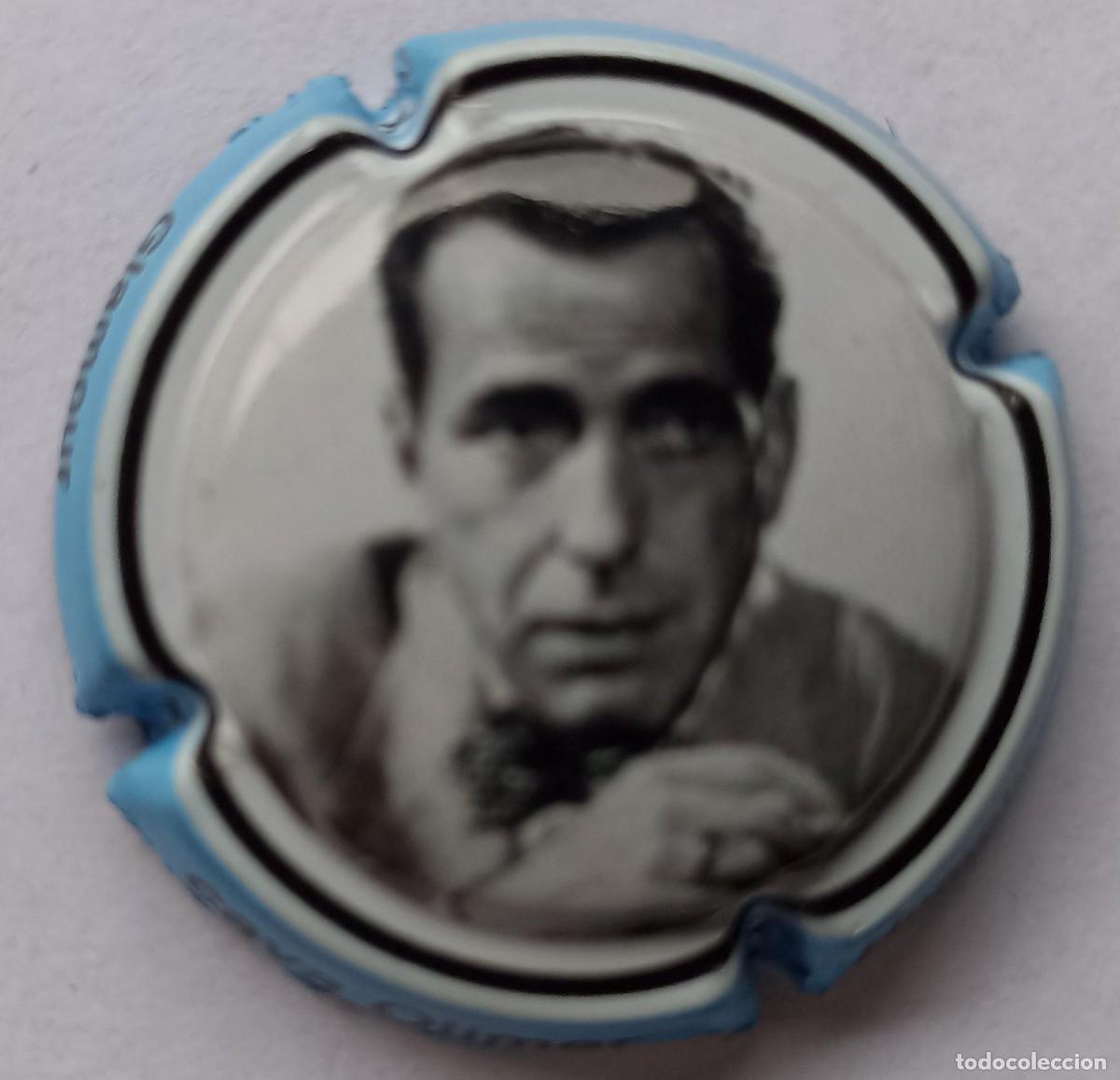 Coleccionismo de cava: Humphrey Bogart, placa de cava - Foto 1