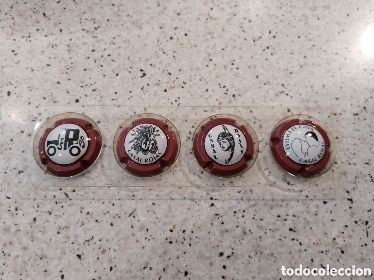Coleccionismo de cava: Lote de 4 Placas de Cava. Casal Rojas