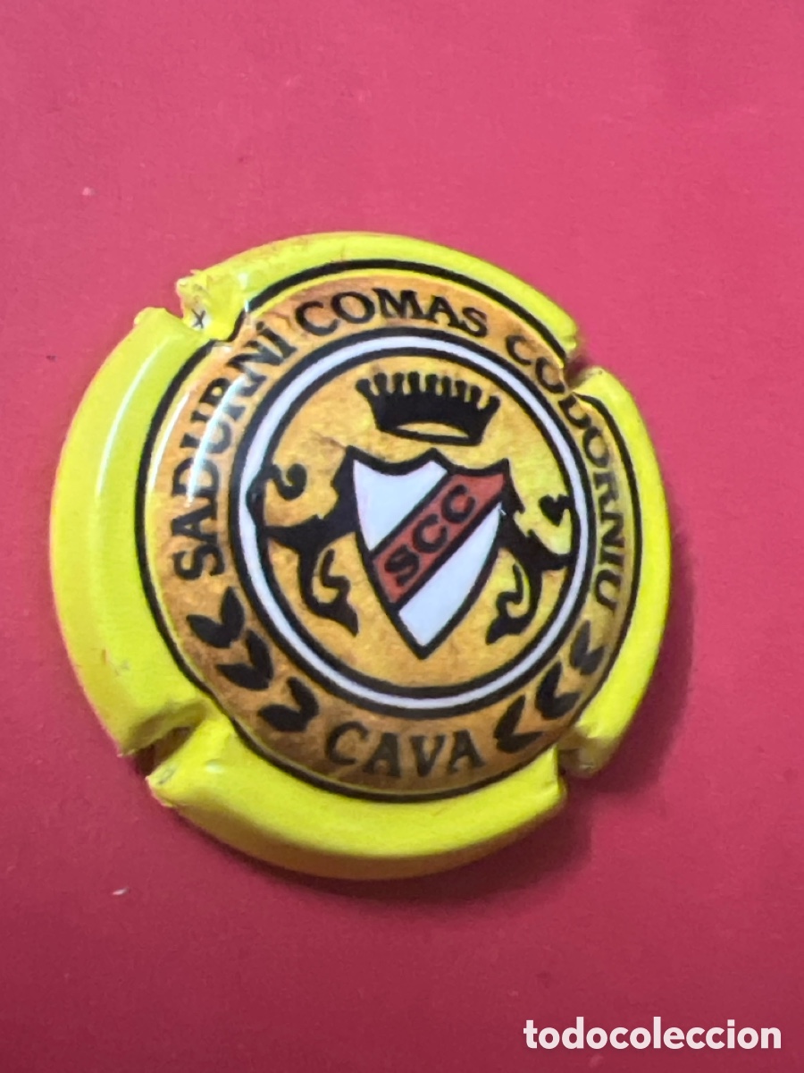 Coleccionismo de cava: T4/X121/N2.PLACA DE CAVA - SADURNI COMAS