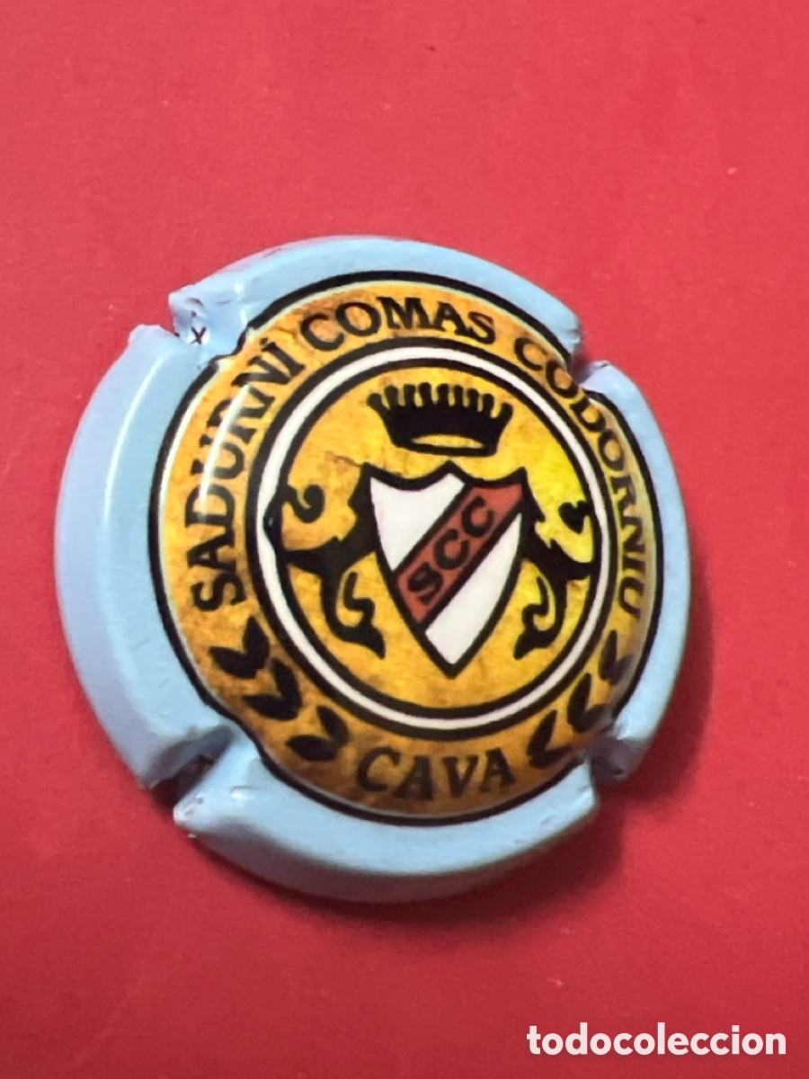 Coleccionismo de cava: T4/X121/N2. PLACA DE CAVA - SADURNI COMAS