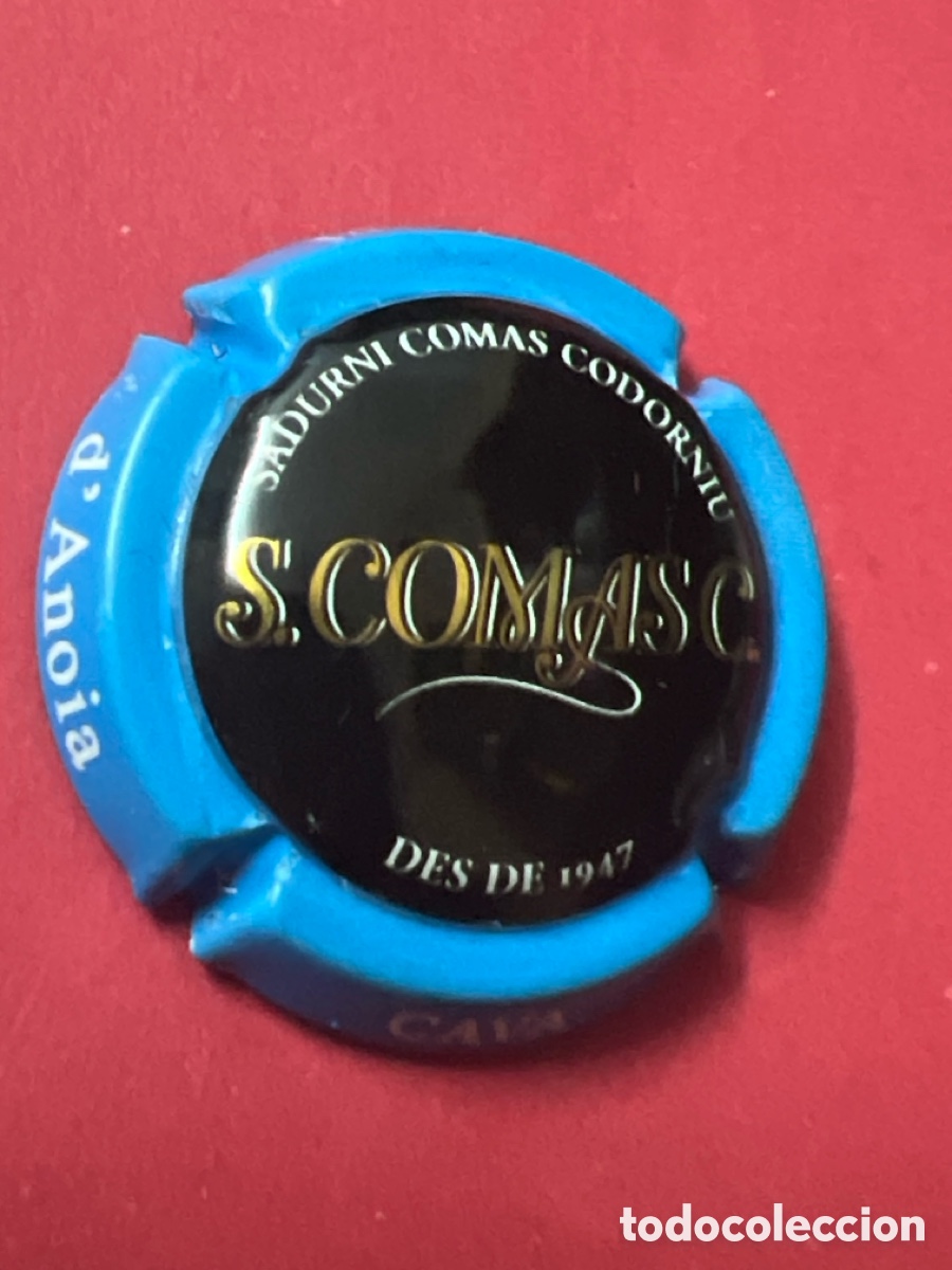 Coleccionismo de cava: T4/X121/O1. PLACA DE CAVA - SADURNI COMAS
