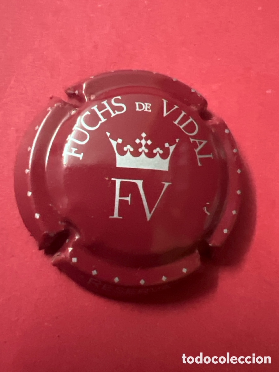 Coleccionismo de cava: T4/X121/K1. PLACA DE CAVA - FUCHS DE VIDAL