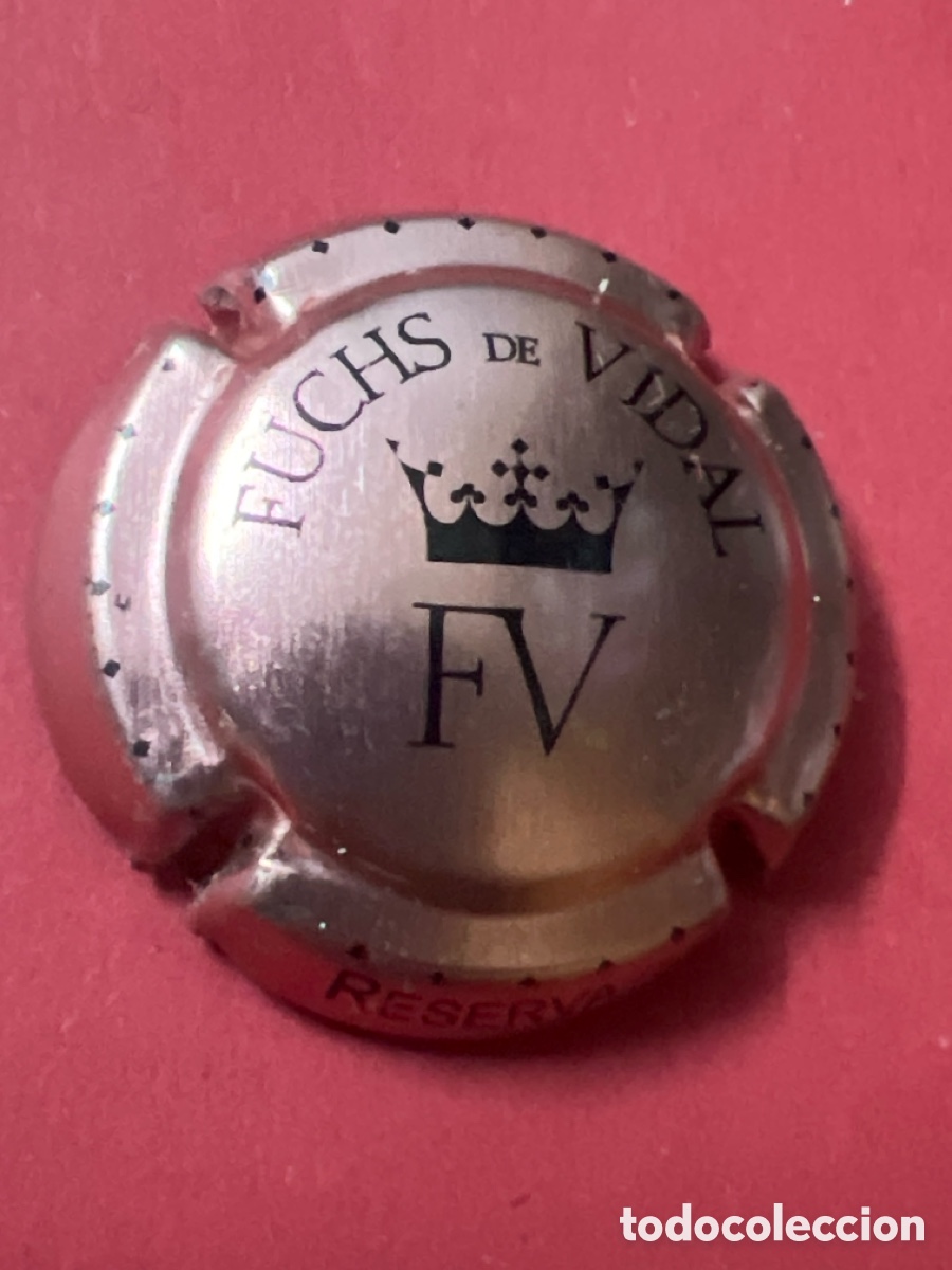 Coleccionismo de cava: T4/X121/K2. PLACA DE CAVA - FUCHS DE VIDAL
