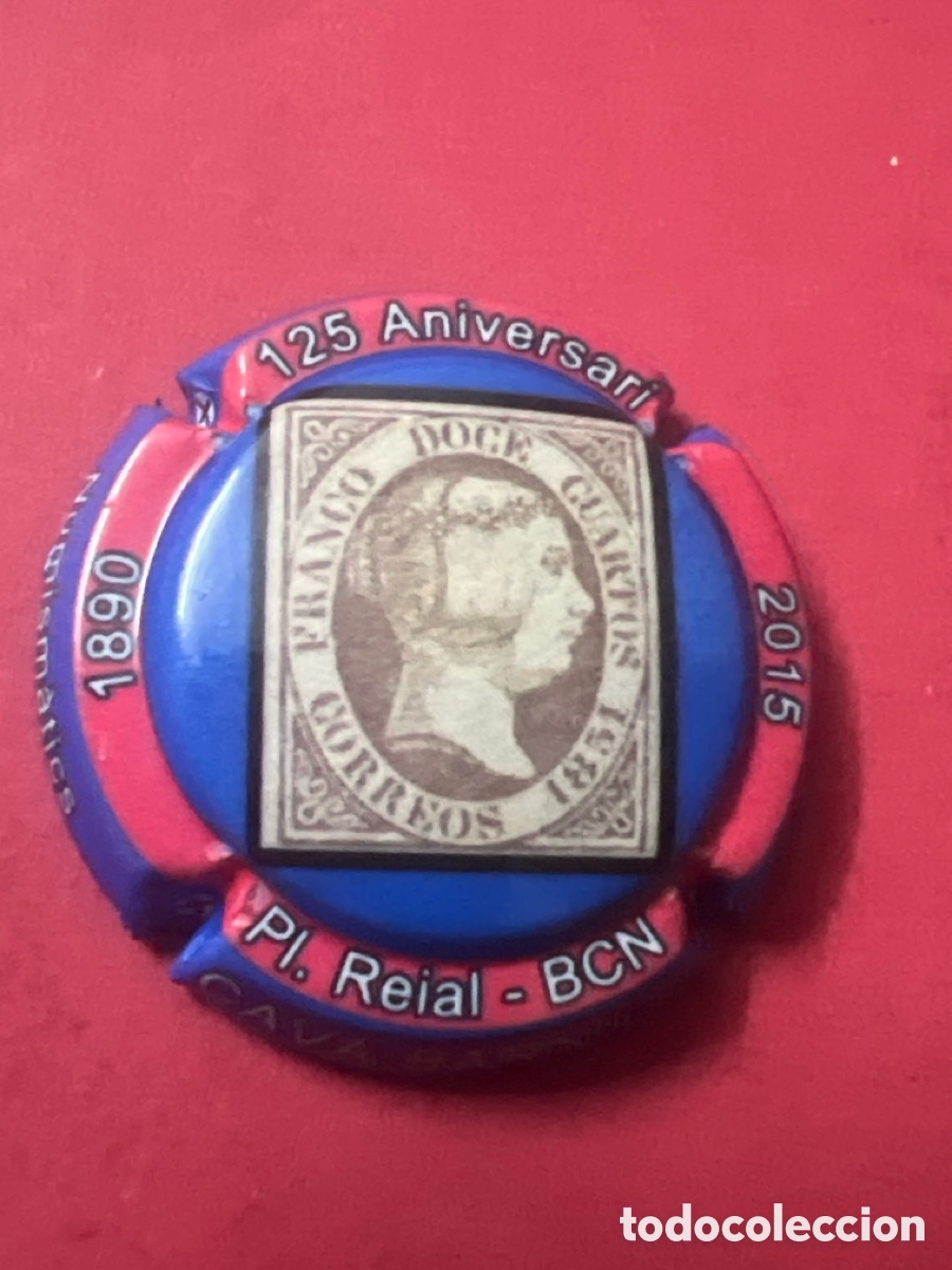 Coleccionismo de cava: T4/X139/J5. PLACA DE CAVA