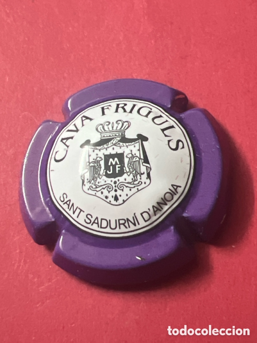 Coleccionismo de cava: T1/X134/E2. PLACA DE CAVA - FRIGULS - Foto 1