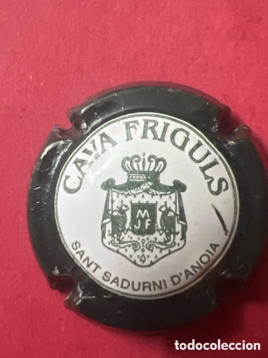 Coleccionismo de cava: T1/X134/E3. PLACA DE CAVA - FRIGULS - Foto 2