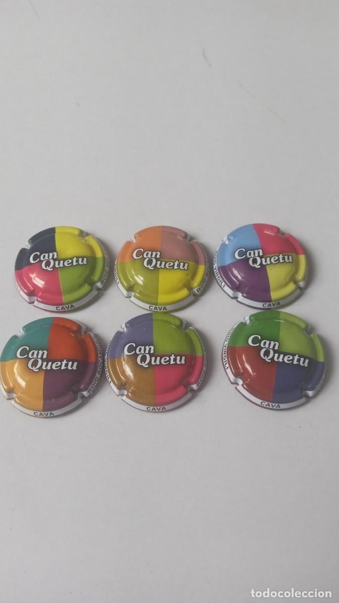 Coleccionismo de cava: CHAPAS DE CAVA CAN QUETU 6 Serie completa