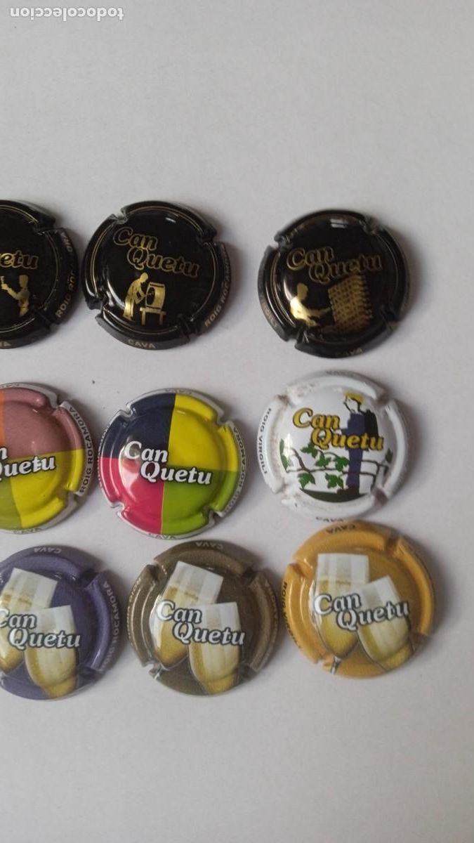 Coleccionismo de cava: CHAPAS DE CAVA CAN QUETU 15 Variadas - Foto 3