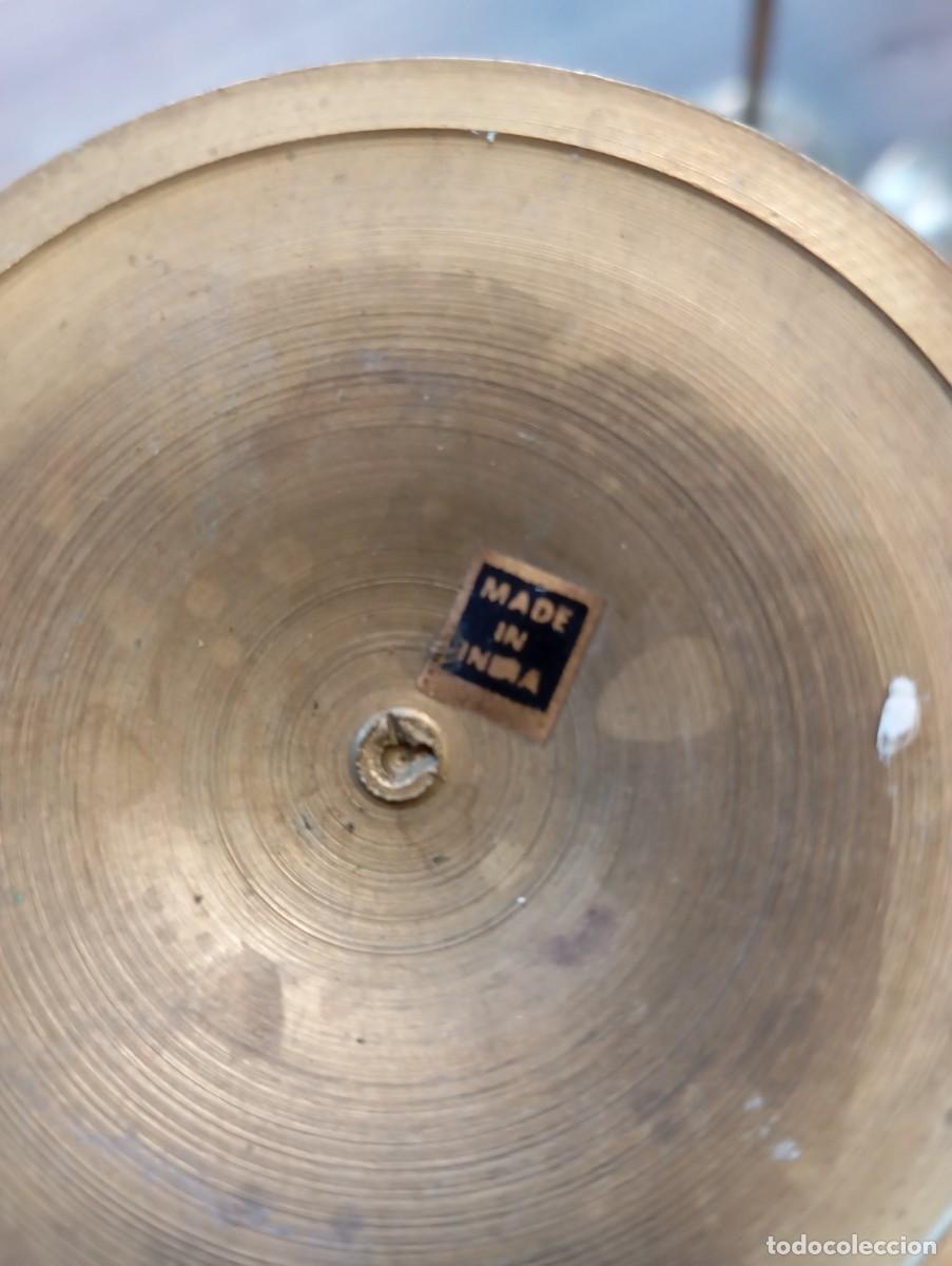Coleccionismo de cava: 4 copas de cava de lat&oacute;n - Foto 5