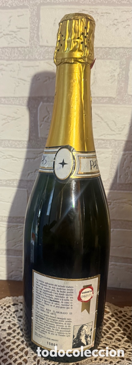 Coleccionismo de cava: Cava brut soecial Parnas botella numerada - Foto 2