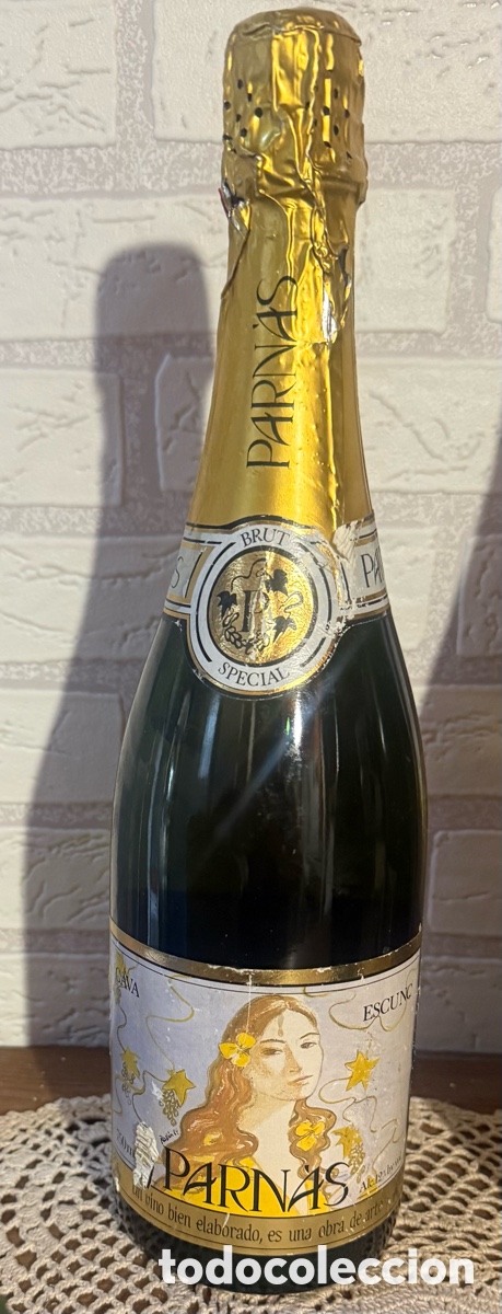 Coleccionismo de cava: Cava brut soecial Parnas botella numerada