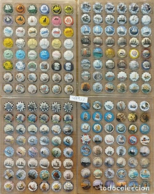 Coleccionismo de cava: Bonita colecci&oacute;n de 368 placas de Cava de BARCOS