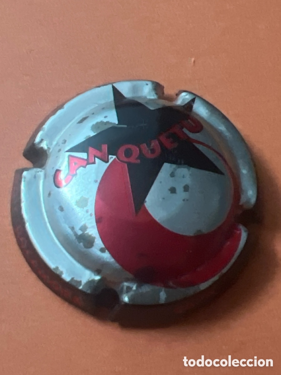 Coleccionismo de cava: T4/X159/L2. USADA. PLACA DE CAVA - CAN QUETU