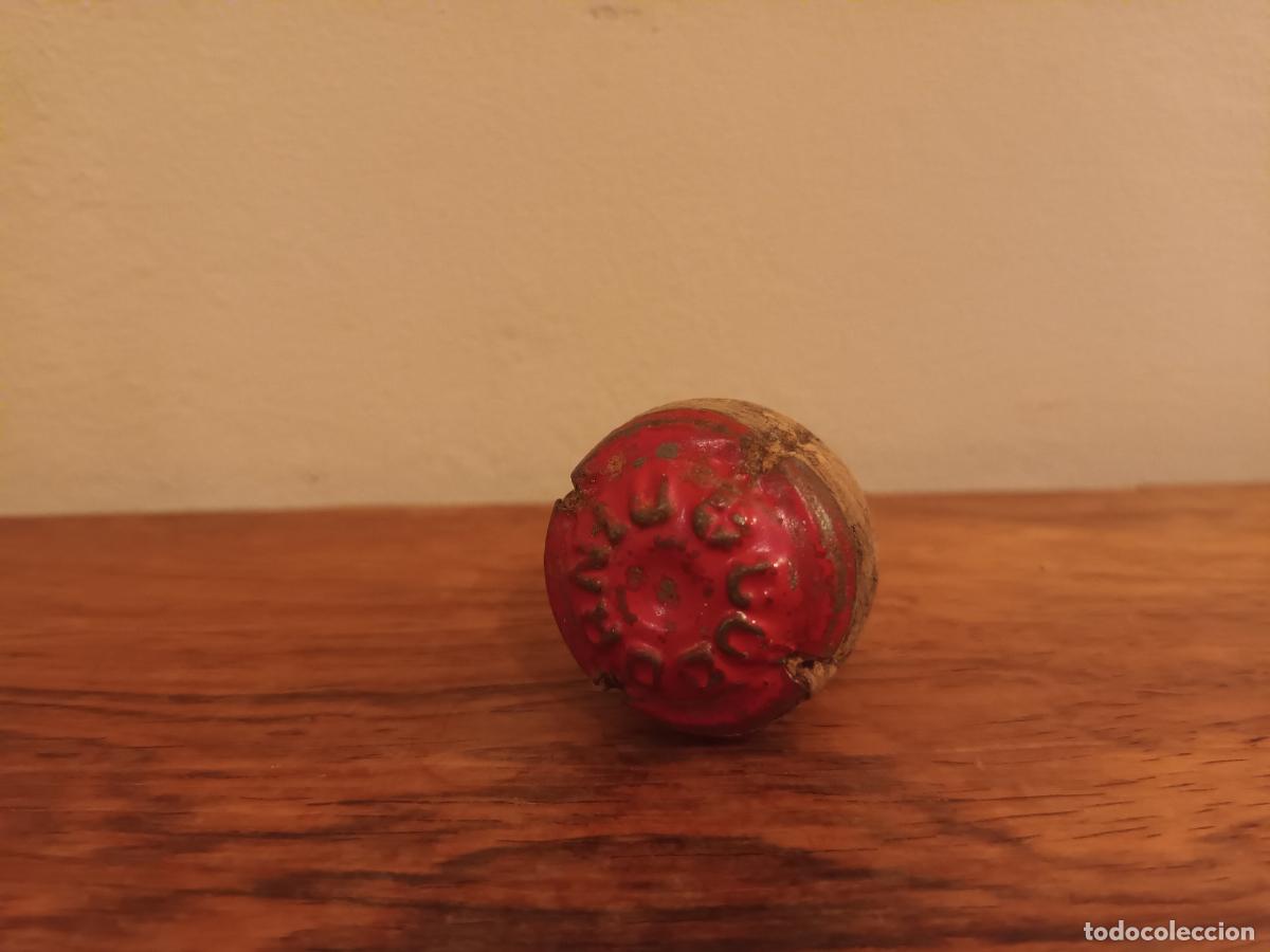 Coleccionismo de cava: PLACA CHAPA CODORNIU ROJA - Foto 4