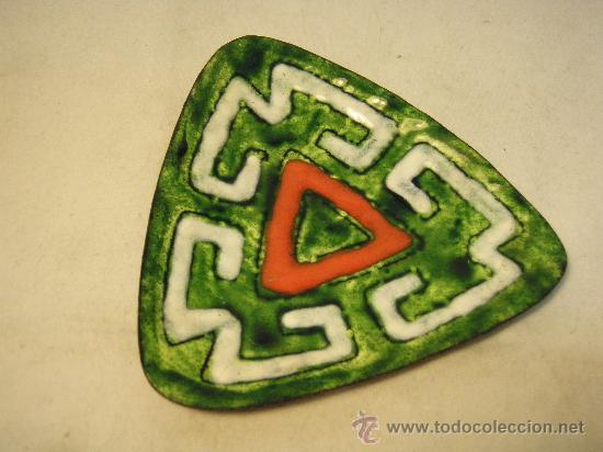 Ceniceros: CENICERO CON ESMALTES DE LOS A&Ntilde;OS 60 - Foto 1