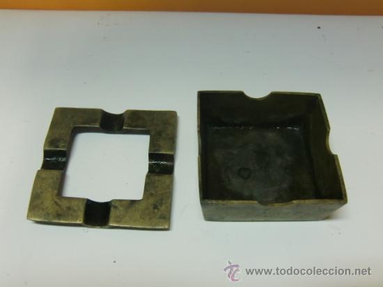 Ceniceros: Cenicero bronce 2 piezas - Foto 2