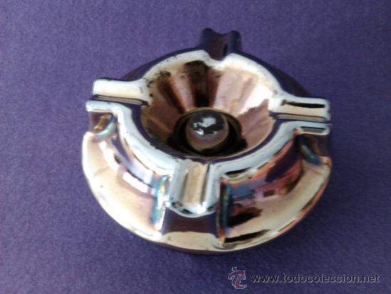 Ceniceros: Cenicero de metal vintage - Foto 2