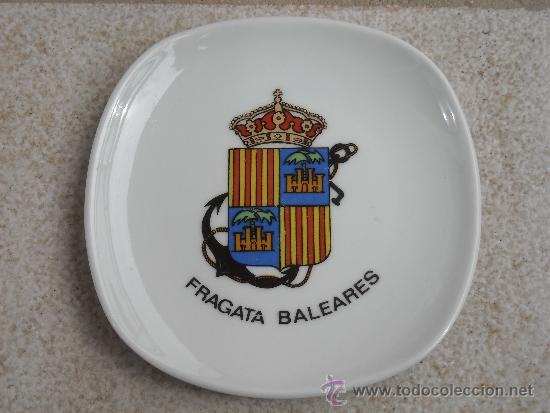 Ceniceros: FRAGATA BALEARES.  PLATILLO DE LOZA. - Foto 1