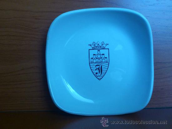 Ceniceros: Cenicero de porcelana rectangular ( MOAHSA ) Vigo - Foto 1