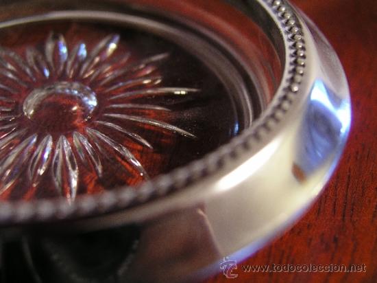 Ceniceros: CENICERO DE CRISTAL Y METAL - Foto 1