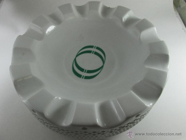 Ashtrays: A&ordm; CENICERO-PUBLICIDAD-BANCO DEL COMERCIO HOY ESPIRITU SANTO-20 CMS.D-CERAMICA CASTRO-GALICIA-VER F