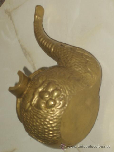 Ceniceros: CENICERO DE BRONCE CON FORMA PIPA DE FUMAR TABACO. - Foto 6