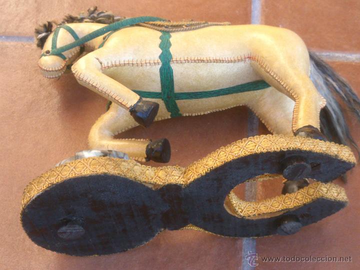 Ceniceros: ANTIGUO CONJUNTO CABALLO ESPA&Ntilde;OL BASE MADERA - Foto 4