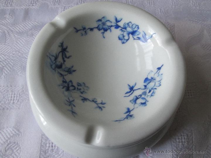 Ashtrays: PRECIOSO CENICERO-CER&Aacute;MICA-CHATELET-B&Eacute;LGICA-15,5X5,5 CMS M&Aacute;X.-NUEVO-VER FOTOS.