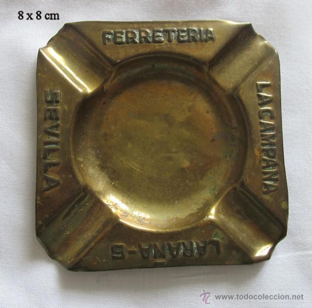 Ceniceros: CENICERO ANTIGUO FERRETERIA LA CAMPANA SEVILLA