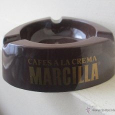 Ceniceros: ANTIGUO CENICERO DE CAFES A LA CREMA MARCILLA 