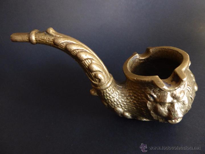 Ashtrays: CENICERO DE BRONCE MACIZO