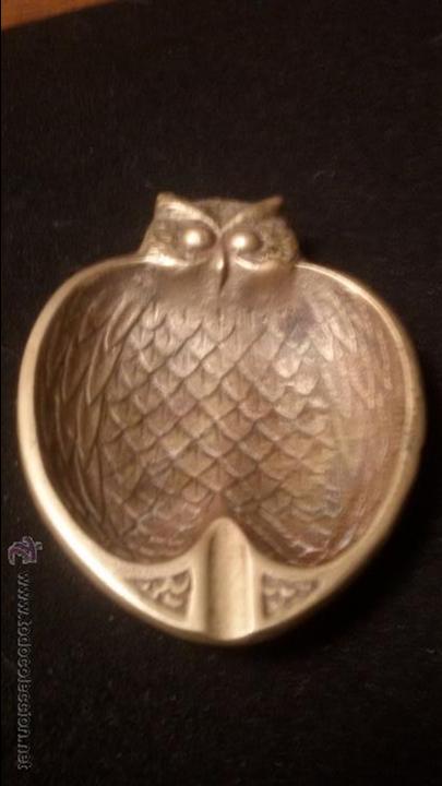 Cendriers: MAGNIFICO CENICERO ANTIGUO EN BRONCE DE COLECCION BUHO 14 X 10,5 cm71,00eueu