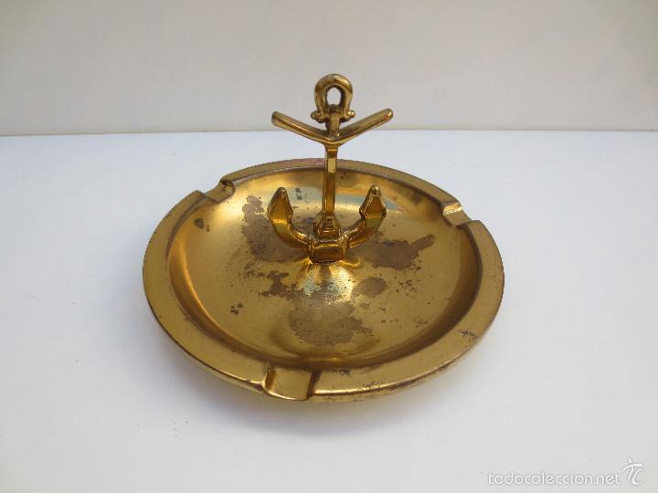 Ceniceros: CENICERO MARINERO EN BRONCE. - Foto 1