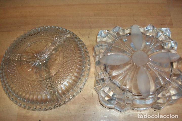 Ceniceros: LOTE DE 2 CENICEROS DE CRISTAL - Foto 2