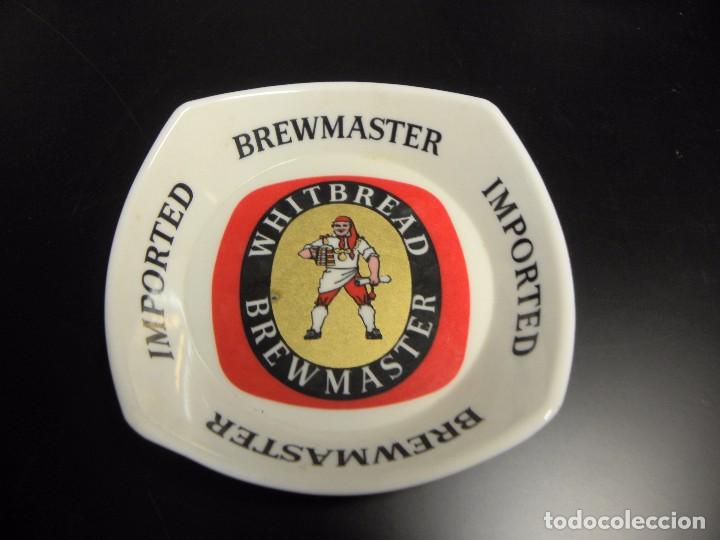 Ceniceros: ANTIGUO CENICERO CERVEZA WHITBREAD BREWMASTER - Foto 1
