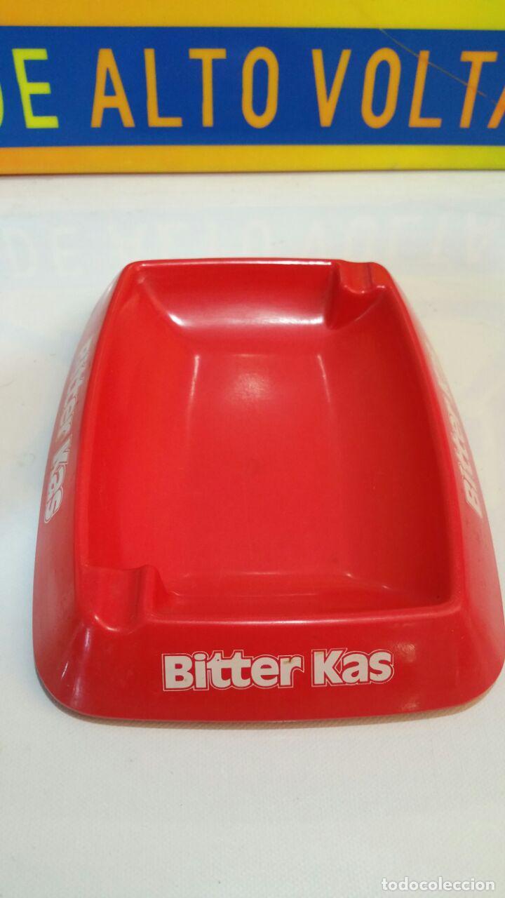 Ceniceros: CENICERO DE MELAMINA RECTANGULAR DE EFMEN GIJON CON PUBLICIDAD BITTER KAS - Foto 2