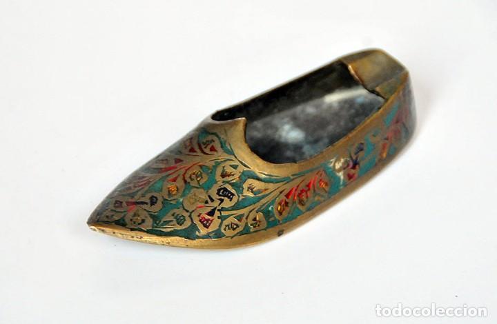 Aschenbecher: bonito cenicero zapato india