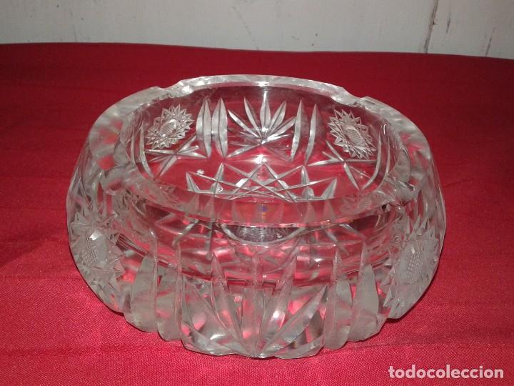 Ceniceros: CENICERO DE CRISTAL TALLADO - Foto 1