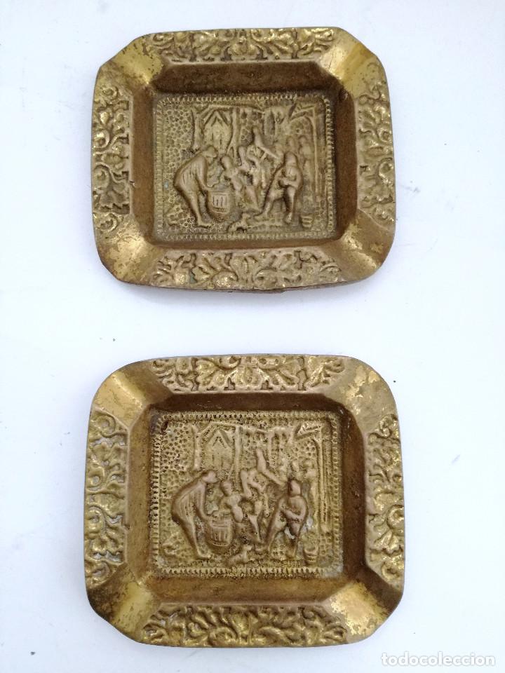 Ceniceros: ceniceros bronce macizo peque&ntilde;os - Foto 1
