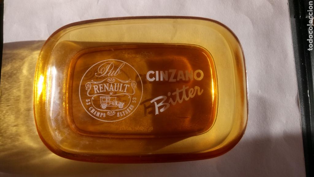 Ceniceros: CENICERO BITTER CINZANO DE PUB RENAULT. - Foto 1
