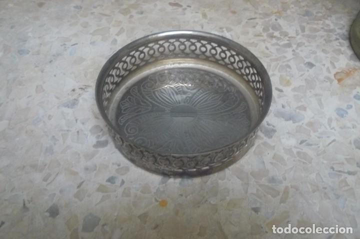 Ashtrays: ANTIGUA BANDEJA MET&Aacute;LICA - VACIABOLSILLOS