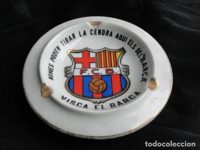 Aschenbecher: CENICERO PORCELANA F.C.B.