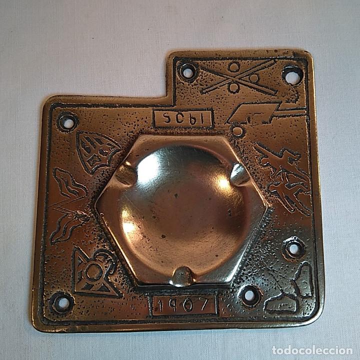 Cinzeiros: CENICERO DE BRONCE SEVILLA Y BETIS 1905-1907