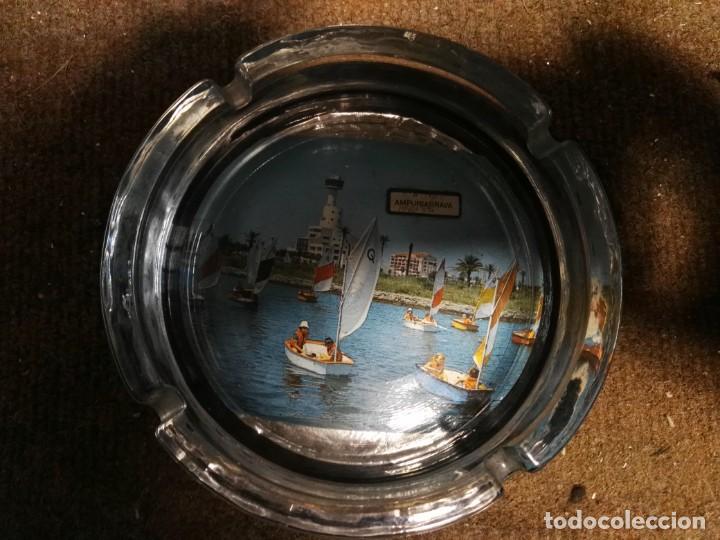 Cendriers: cenicero de cristal ampuria brava
