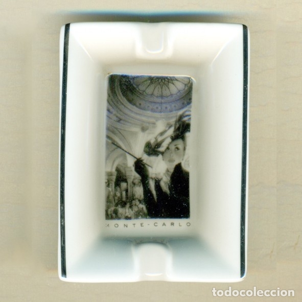 Ceniceros: Cenicero porcelana MONTE-CARLO (plotnikow) - Foto 1