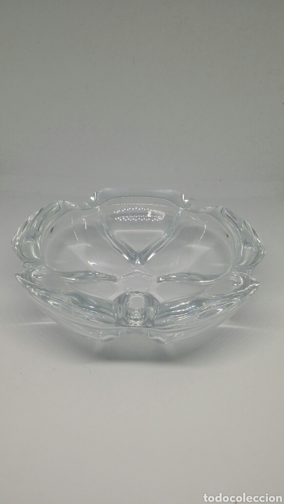 Cenicero cristal flor