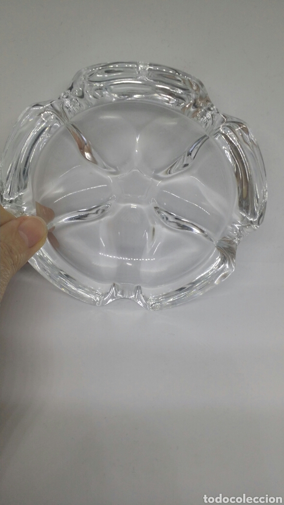 Ceniceros: Cenicero cristal flor - Foto 2