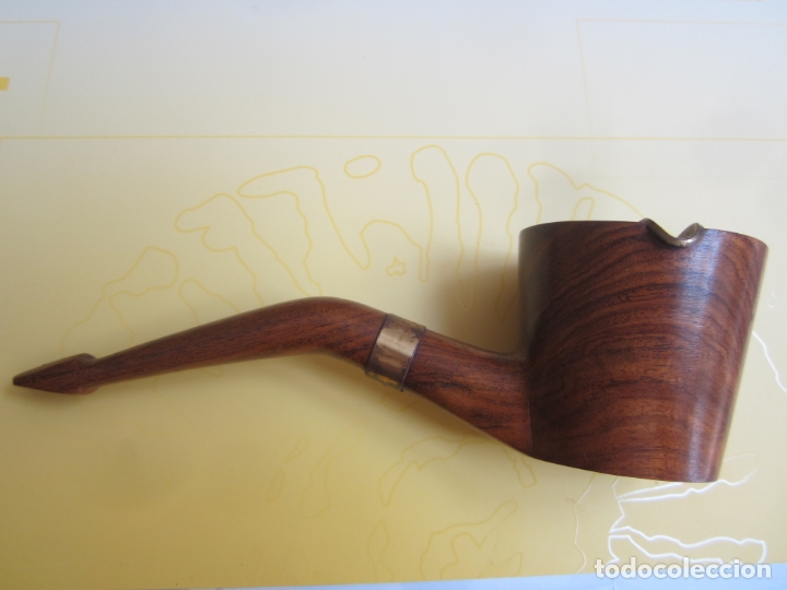 Ceniceros: cenicero en forma de pipa de buena madera - Foto 3