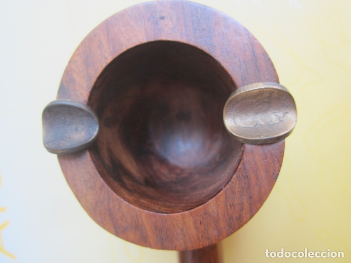 Ceniceros: cenicero en forma de pipa de buena madera - Foto 4